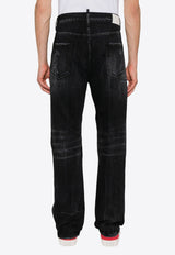 Dsquared2 Cool Guy Straight-Leg Ripped Jeans Black S74LB1561D30009_900