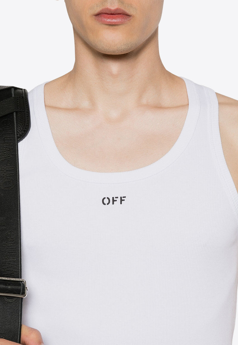 Off-White OFF Stamp Tank Top White OMUY006C99JER001_0110