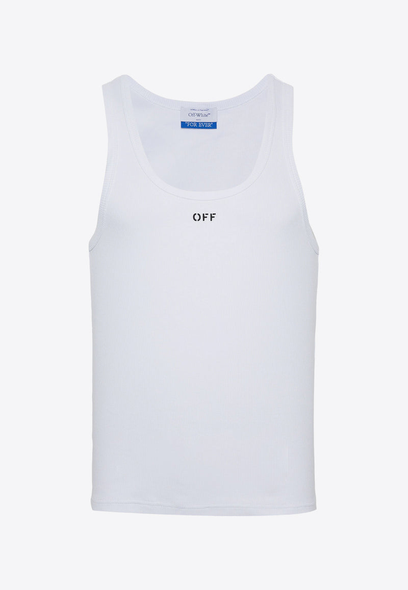 Off-White OFF Stamp Tank Top White OMUY006C99JER001_0110
