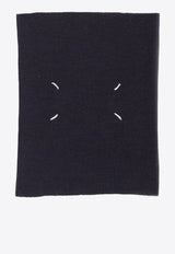 Maison Margiela Four Stitch Wool Neck Warmer Navy S51TE0103M13057_511