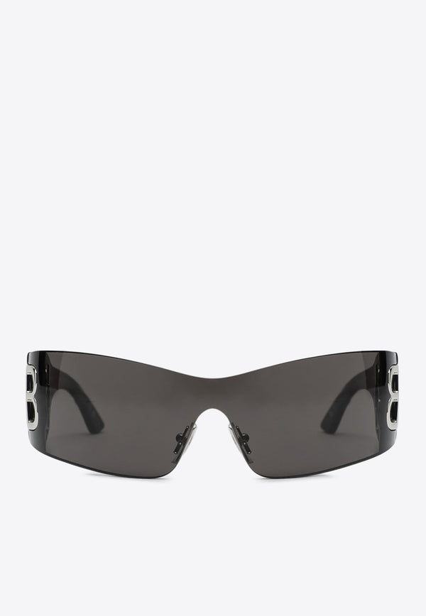 Balenciaga Bossy BB Logo Mask Sunglasses Gray 794333T0003/Q_BALEN-1000