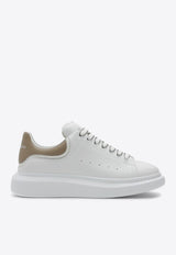 Alexander McQueen Oversized Leather Low-Top Sneakers White 794506WIEEX/P_ALEXQ-9042