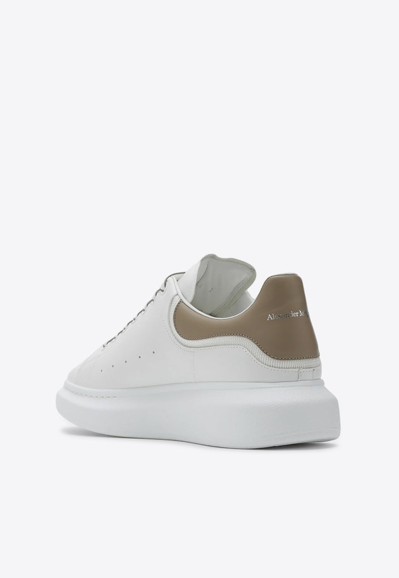 Alexander McQueen Oversized Leather Low-Top Sneakers White 794506WIEEX/P_ALEXQ-9042