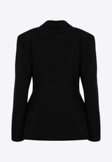 Balenciaga Single-Breasted Wool Blazer Black 794533TOT03/P_BALEN-1000