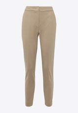 Max Mara Pegno Viscose Tailored Pants Beige 2411781011650PEGNO_050