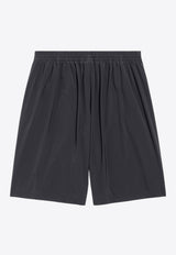 Balenciaga Activewear Stretch Bermuda Shorts Black 794784BLACK