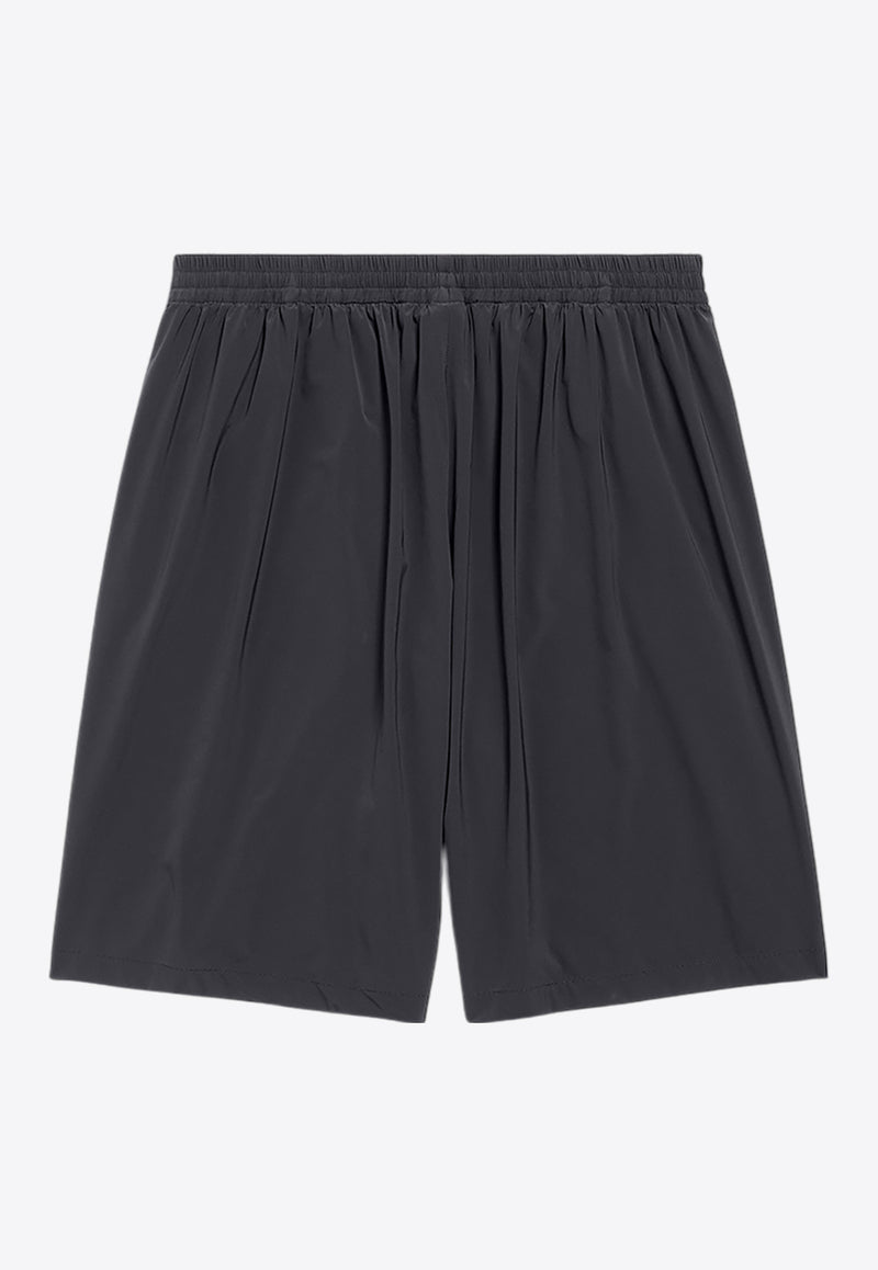 Balenciaga Activewear Stretch Bermuda Shorts Black 794784BLACK