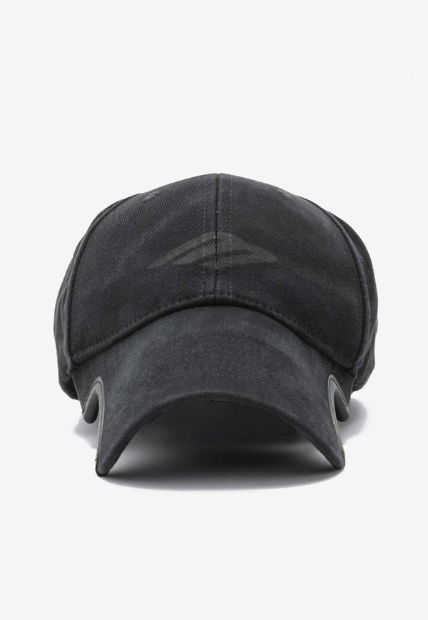 Balenciaga 3B Stencil Baseball Cap 794887410B2/P_BALEN-1000 Black