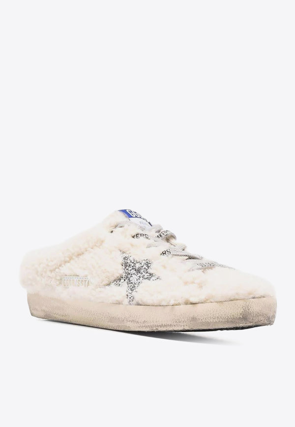 Golden Goose DB Super-Star Sabot Shearling Sneakers White GWF00110F001987_10757