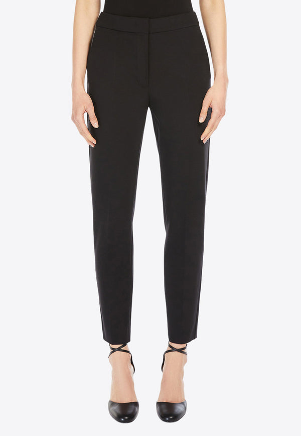 Max Mara Pegno Viscose Tailored Pants Black 2421786021650PEGNO_008