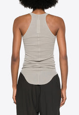 Rick Owens Fine Ribbed Tank Top Pearl RP02D3101RC_08