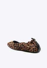 Isabel Marant Leopard Print Ballet Flats Brown BN0005FCB3A08S_99LE