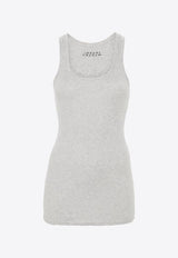 Isabel Marant Tysha Ribbed Tank Top Gray TS0225FAA2N39I_02GY