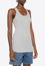 Isabel Marant Tysha Ribbed Tank Top Gray TS0225FAA2N39I_02GY