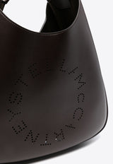 Stella McCartney Perforated Logo Faux Leather Tote Bag  Chocolate 7B0102W8542_2012