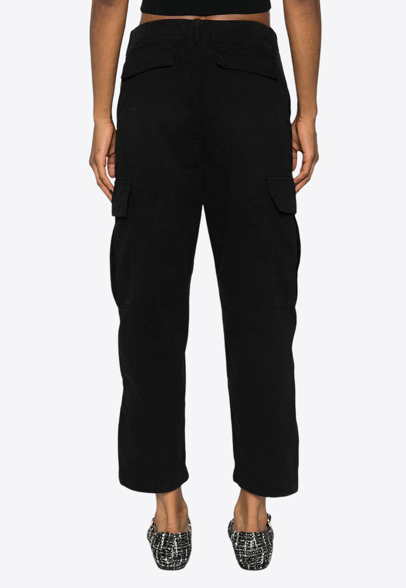 PINKO Sonata Tapered Cargo Pants Black 103856A20O_Z99