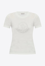 Moncler Studded Logo T-shirt White J20938C00017829FB_033