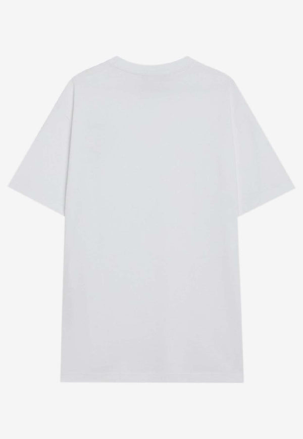 Gucci Double G Embroidered T-shirt White 796395XJG55/R_GUC-9692