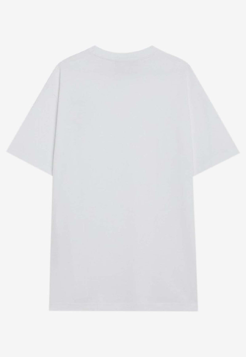 Gucci Double G Embroidered T-shirt White 796395XJG55/R_GUC-9692