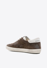 Golden Goose DB Super-Star Distressed Suede Sneakers Brown GMF00101F006151_55377