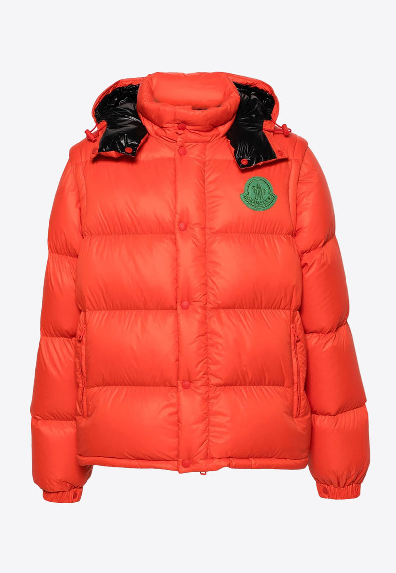 Moncler Cyclone 2-in-1 Padded Jacket Orange J20911A00022596RD_347