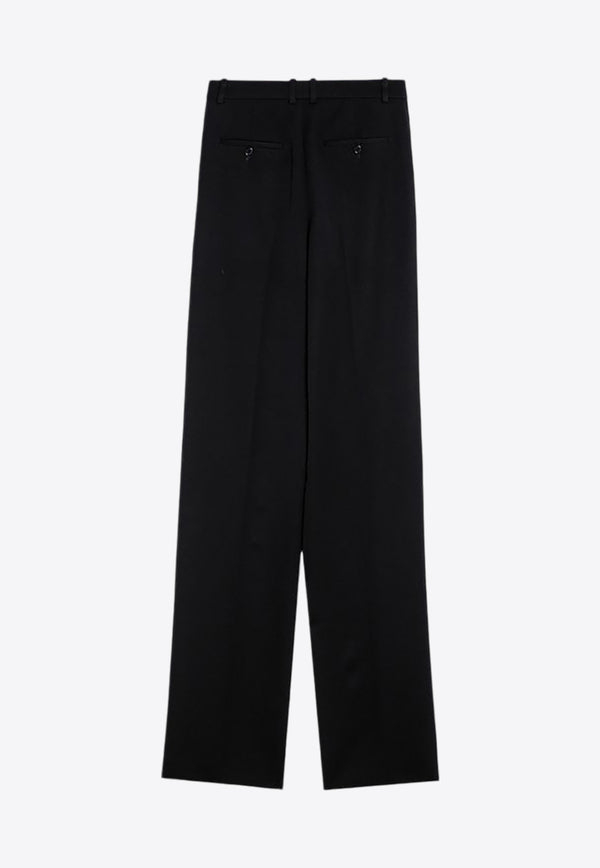 Saint Laurent Wide-Leg Wool Pants Black 796875Y7E63/P_YSL-1000