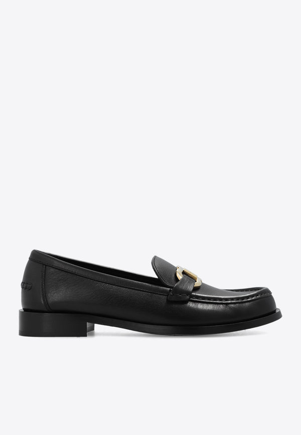 Salvatore Ferragamo Maryan Leather Loafers Black 01H704 MARYAN 2 769755-NERO