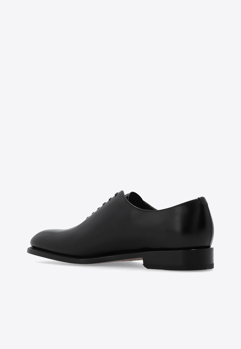 Salvatore Ferragamo Angiolo Oxford Shoes in Calf Leather Black 02B482 ANGIOLO 707825-NERO