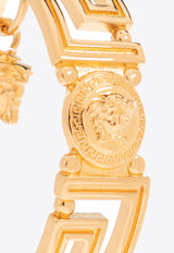 Versace Greca Medusa Head Hoop Earrings Gold 1013206 1A00620-3J000