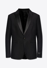 Versace Duchesse Single-Breasted Tuxedo Blazer Black 1013276 1A09805-1B000