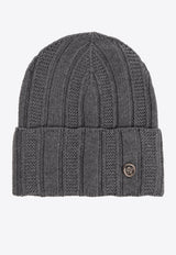 Versace Medusa Wool Beanie Gray 1014174 1A09351-1E510