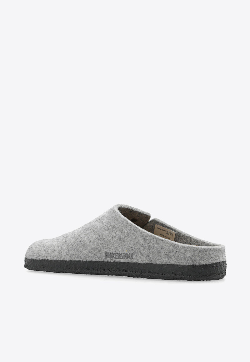 Birkenstock Zermatt Rivet Felt Mules Gray 1014934 0-LIGHT GRAY