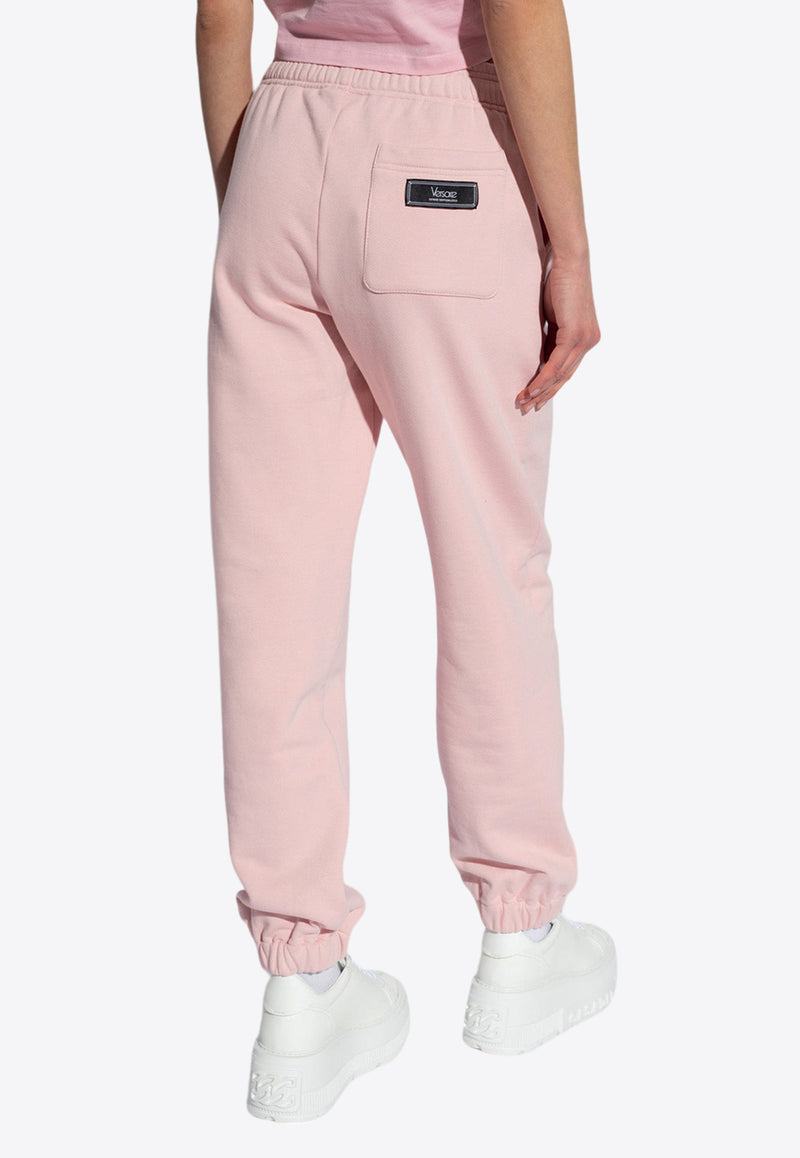 Versace 1980 Re-Edition Embroidered Track Pants Pink 1014298 1A10157-2P450