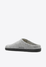 Birkenstock Zermatt Rivet Felt Mules Gray 1015086 0-LIGHT GRAY