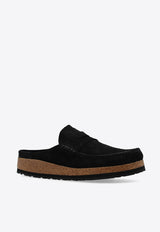 Birkenstock Naples Suede Mules Black 1024880 0-BLACK