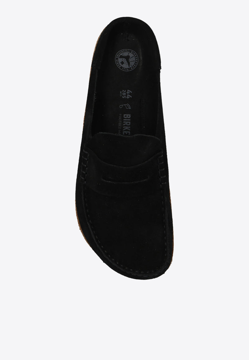 Birkenstock Naples Suede Mules Black 1024880 0-BLACK