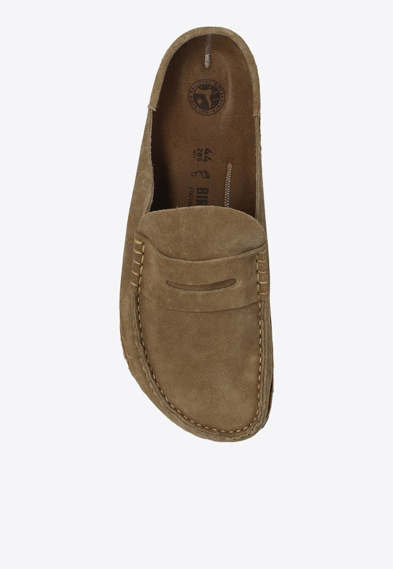 Birkenstock Naples Suede Mules Taupe 1025003 0-TAUPE