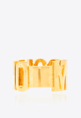 Moschino Logo Lettering Ring Gold 24171 A9122 8402-0606