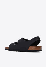 Birkenstock Milano Buckle Sandals Black 34793 F-BLACK