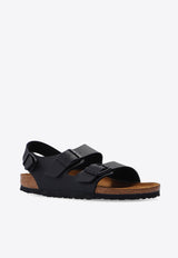 Birkenstock Milano Buckle Sandals Black 34793 F-BLACK