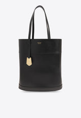 Salvatore Ferragamo North-South Leather Tote Bag Black 218336 TOTE EN NS M 770636-NERO