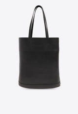 Salvatore Ferragamo North-South Leather Tote Bag Black 218336 TOTE EN NS M 770636-NERO