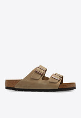 Birkenstock Arizona Double-Buckle Slides Beige 552811 0-TABACCO BROWN