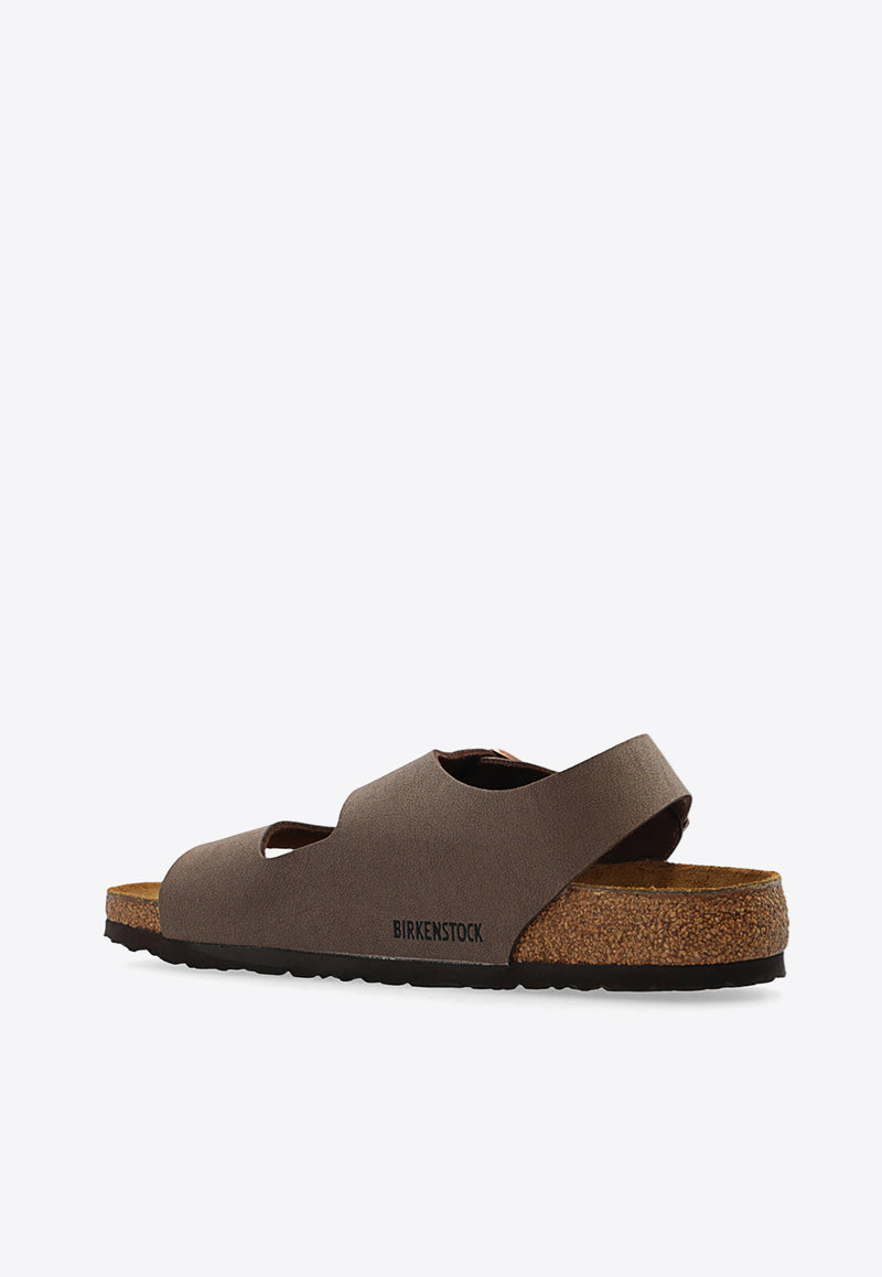 Birkenstock Milano Buckle Sandals Brown 634501 0-MOCHA