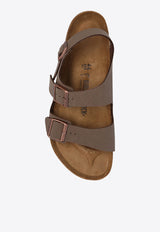 Birkenstock Milano Buckle Sandals Brown 634501 0-MOCHA