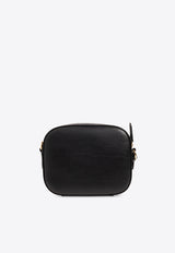 Stella McCartney Mini Perforated Logo Crossbody Bag Black 700266 WP0057-1000