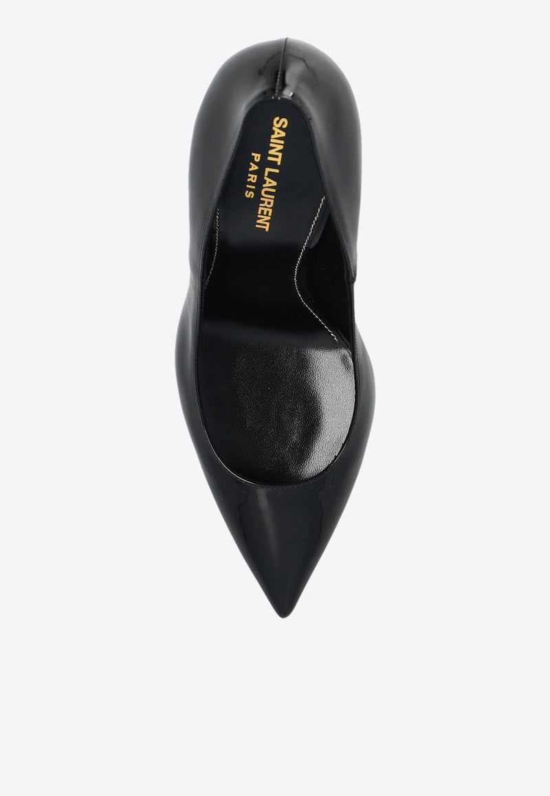 Saint Laurent Opyum 110 Patent Leather Pumps Black 472011 1TVVV-1000