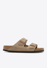 Birkenstock Arizona Double-Buckle Slides Beige 552813 0-TABACCO BROWN