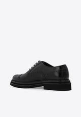 Dolce & Gabbana Brushed Leather Oxford Shoes Black A20159 A1203-80999