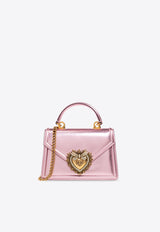 Dolce & Gabbana Small Devotion Nappa Mordore Top Handle Bag Pink BB6711 A1016-8B404